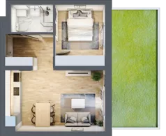 2 pokoje, lokal inwestycyjny 40,42 m², parter, oferta nr B4/0/8, MONTANO - lokale inwestycyjne, Polanica-Zdrój, al. Zwycięzców