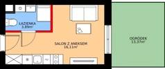 1 pokój, lokal inwestycyjny 19,95 m², parter, oferta nr B4/0/10, MONTANO - lokale inwestycyjne, Polanica-Zdrój, al. Zwycięzców