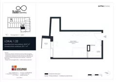 1 pokój, apartament inwestycyjny 28,37 m², piętro 1, oferta nr 1.22, Śląska Osiem, Gdańsk, Przymorze, ul. Śląska 8