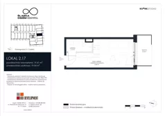 1 pokój, apartament inwestycyjny 19,41 m², piętro 2, oferta nr 2.17, Śląska Osiem, Gdańsk, Przymorze, ul. Śląska 8