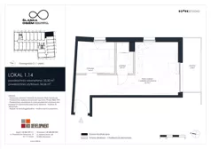 2 pokoje, apartament inwestycyjny 35,50 m², piętro 1, oferta nr 1.14, Śląska Osiem, Gdańsk, Przymorze, ul. Śląska 8