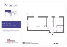 3 pokoje, mieszkanie 64,99 m², parter, oferta nr C.0.6, Apartamenty Cis Park, Gdynia, Pustki Cisowskie-Demptowo, Pustki Cisowskie, ul. Chabrowa
