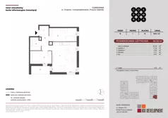 3 pokoje, mieszkanie 54,05 m², piętro 1, oferta nr M.B.1.022, Cukrownia, Pruszcz Gdański, ul. Chopina