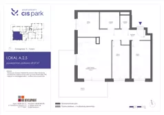 4 pokoje, mieszkanie 69,07 m², piętro 2, oferta nr A.2.5, Apartamenty Cis Park, Gdynia, Pustki Cisowskie-Demptowo, Pustki Cisowskie, ul. Chabrowa