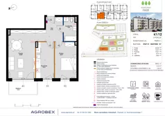 2 pokoje, mieszkanie 58,02 m², piętro 1, oferta nr K7/12, Kleszczewo Park, Kleszczewo, ul. Wiesławy Szymborskiej 1