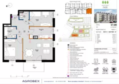 3 pokoje, mieszkanie 66,06 m², piętro 1, oferta nr K7/20, Kleszczewo Park, Kleszczewo, ul. Wiesławy Szymborskiej 1
