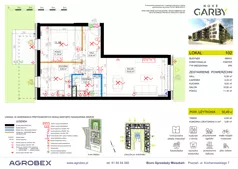 2 pokoje, mieszkanie 50,49 m², parter, oferta nr 102, Nove Garby - Etap 2, Garby, ul. Tulecka
