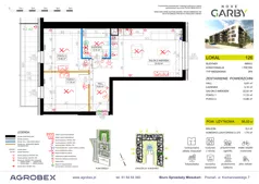 3 pokoje, mieszkanie 56,02 m², piętro 1, oferta nr 126, Nove Garby - Etap 2, Garby, ul. Tulecka