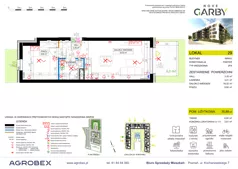 2 pokoje, mieszkanie 35,88 m², parter, oferta nr 29, Nove Garby - Etap 2, Garby, ul. Tulecka