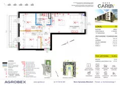 3 pokoje, mieszkanie 51,05 m², piętro 4, oferta nr 77, Nove Garby - Etap 2, Garby, ul. Tulecka