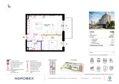 2 pokoje, mieszkanie 47,10 m², piętro 2, oferta nr 1/26, Osiedle Tkacka, Sulechów, ul. Tkacka