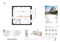 2 pokoje, mieszkanie 47,09 m², piętro 4, oferta nr 1/48, Osiedle Tkacka, Sulechów, ul. Tkacka