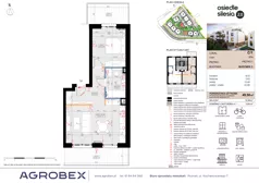 2 pokoje, mieszkanie 49,50 m², piętro 1, oferta nr C1, Silesia 2.0, Zielona Góra, ul. Osiedle Śląskie 33