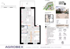 3 pokoje, mieszkanie 56,02 m², piętro 1, oferta nr I2, Silesia 2.0, Zielona Góra, ul. Osiedle Śląskie 33