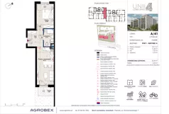 2 pokoje, mieszkanie 42,69 m², parter, oferta nr A/41, Unii Lubelskiej 4, Poznań, Nowe Miasto, Starołęka, ul. Unii Lubelskiej 4