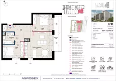 3 pokoje, mieszkanie 58,61 m², piętro 1, oferta nr B/81, Unii Lubelskiej 4 - etap B, Poznań, Nowe Miasto, Starołęka, ul. Unii Lubelskiej 4