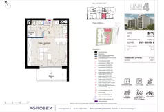 1 pokój, mieszkanie 31,10 m², piętro 3, oferta nr B/90, Unii Lubelskiej 4 - etap B, Poznań, Nowe Miasto, Starołęka, ul. Unii Lubelskiej 4