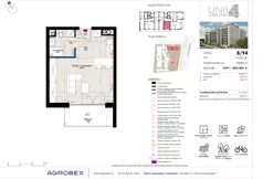 1 pokój, mieszkanie 31,10 m², piętro 4, oferta nr B/94, Unii Lubelskiej 4 - etap B, Poznań, Nowe Miasto, Starołęka, ul. Unii Lubelskiej 4
