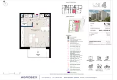 1 pokój, mieszkanie 31,10 m², piętro 6, oferta nr B/102, Unii Lubelskiej 4 - etap B, Poznań, Nowe Miasto, Starołęka, ul. Unii Lubelskiej 4