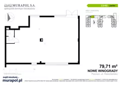 Lokal użytkowy 79,71 m², oferta nr LU.002, Nowe Winogrady - lokale użytkowe, Poznań, Winogrady, Nowe Winogrady, ul. Hawelańska 6
