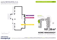 Lokal użytkowy 107,39 m², oferta nr C.LU.01, Nowe Winogrady - lokale użytkowe, Poznań, Winogrady, Nowe Winogrady, ul. Hawelańska 6