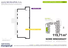 Lokal użytkowy 115,71 m², oferta nr C.LU.02, Nowe Winogrady - lokale użytkowe, Poznań, Winogrady, Nowe Winogrady, ul. Hawelańska 6