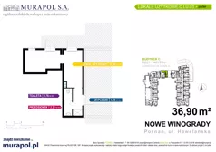 Lokal użytkowy 36,90 m², oferta nr C.LU.03, Nowe Winogrady - lokale użytkowe, Poznań, Winogrady, Nowe Winogrady, ul. Hawelańska 6