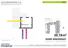 Lokal użytkowy 20,19 m², oferta nr C.LU.04, Nowe Winogrady - lokale użytkowe, Poznań, Winogrady, Nowe Winogrady, ul. Hawelańska 6