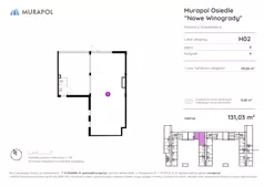 Lokal użytkowy 131,03 m², oferta nr H02, Nowe Winogrady - lokale użytkowe, Poznań, Winogrady, Nowe Winogrady, ul. Hawelańska 6
