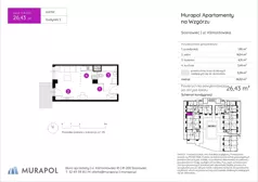 1 pokój, mieszkanie 29,12 m², piętro 2, oferta nr 5.B.2.14, Murapol Apartamenty Na Wzgórzu, Sosnowiec, Sielec, ul. Klimontowska