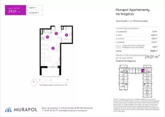 1 pokój, mieszkanie 29,01 m², piętro 1, oferta nr 5.B.1.16, Murapol Apartamenty Na Wzgórzu, Sosnowiec, Sielec, ul. Klimontowska