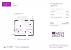 3 pokoje, mieszkanie 43,80 m², parter, oferta nr 26.A.0.7, Murapol Siewierz Jeziorna, Siewierz, ul. Jeziorna