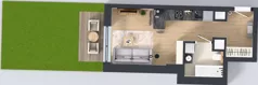 1 pokój, mieszkanie 27,54 m², parter, oferta nr 1.C.0.03, Murapol Forum, Łódź, Śródmieście, ul. Targowa