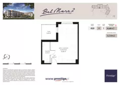 1 pokój, apartament 31,60 m², piętro 4, oferta nr 2_410 rynek wtórny, Bel Mare, Międzyzdroje, ul. Nowomyśliwska