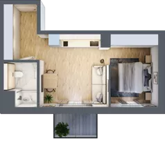 2 pokoje, mieszkanie 36,12 m², piętro 2, oferta nr L208, Bel Mare Home, Międzyzdroje, ul. Nowomyśliwska