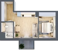 2 pokoje, mieszkanie 36,08 m², piętro 4, oferta nr L408, Bel Mare Home, Międzyzdroje, ul. Nowomyśliwska