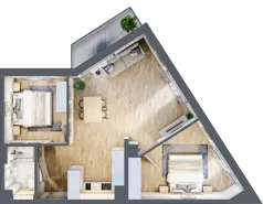 3 pokoje, apartament 61,60 m², piętro 5, oferta nr L539, Bel Mare Home, Międzyzdroje, ul. Nowomyśliwska