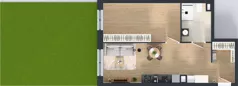 2 pokoje, mieszkanie 52,02 m², parter, oferta nr 1.M.03, Incepti Gaj 2, Wrocław, Gaj, Krzyki, ul. Żegiestowska 5