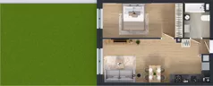 2 pokoje, mieszkanie 46,74 m², parter, oferta nr 1.M.04, Incepti Gaj 2, Wrocław, Gaj, Krzyki, ul. Żegiestowska 5