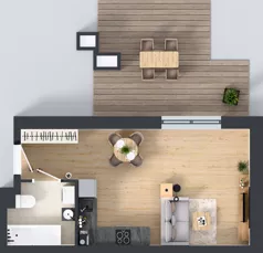 1 pokój, mieszkanie 30,34 m², piętro 2, oferta nr 3.M.32, Incepti Gaj 2, Wrocław, Gaj, Krzyki, ul. Żegiestowska 5