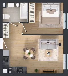 2 pokoje, mieszkanie 36,76 m², piętro 3, oferta nr 4.M.19, Incepti Gaj 2, Wrocław, Gaj, Krzyki, ul. Żegiestowska 5