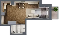 1 pokój, mieszkanie 34,03 m², piętro 3, oferta nr 4.M.23, Incepti Gaj 2, Wrocław, Gaj, Krzyki, ul. Żegiestowska 5