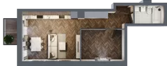 2 pokoje, mieszkanie 45,13 m², piętro 1, oferta nr 2.M.09, Incepti Gaj 2, Wrocław, Gaj, Krzyki, ul. Żegiestowska 5