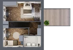 3 pokoje, mieszkanie 62,07 m², piętro 3, oferta nr 4.M.14, Incepti Gaj 2, Wrocław, Gaj, Krzyki, ul. Żegiestowska 5