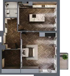 4 pokoje, mieszkanie 80,02 m², piętro 1, oferta nr 2.M.23, Incepti Gaj 2, Wrocław, Gaj, Krzyki, ul. Żegiestowska 5