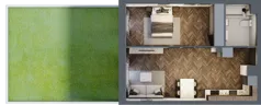 2 pokoje, mieszkanie 46,74 m², parter, oferta nr 1.M.04, Incepti Gaj 2, Wrocław, Gaj, Krzyki, ul. Żegiestowska 5