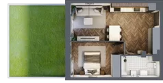 2 pokoje, mieszkanie 41,46 m², parter, oferta nr 1.M.08, Incepti Gaj 2, Wrocław, Gaj, Krzyki, ul. Żegiestowska 5