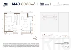 2 pokoje, mieszkanie 39,33 m², parter, oferta nr 40, Radzikowskiego 110, Kraków, Prądnik Biały, Azory, ul. Radzikowskiego 110