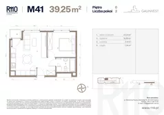 2 pokoje, mieszkanie 39,25 m², parter, oferta nr 41, Radzikowskiego 110, Kraków, Prądnik Biały, Azory, ul. Radzikowskiego 110