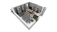 2 pokoje, mieszkanie 41,80 m², parter, oferta nr A.01, Osiedle Salvia, Warszawa, Białołęka, Kobiałka, ul. Mańkowska